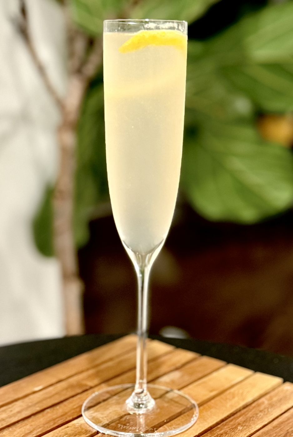 Handcrafted cocktail made with fresh ingredients