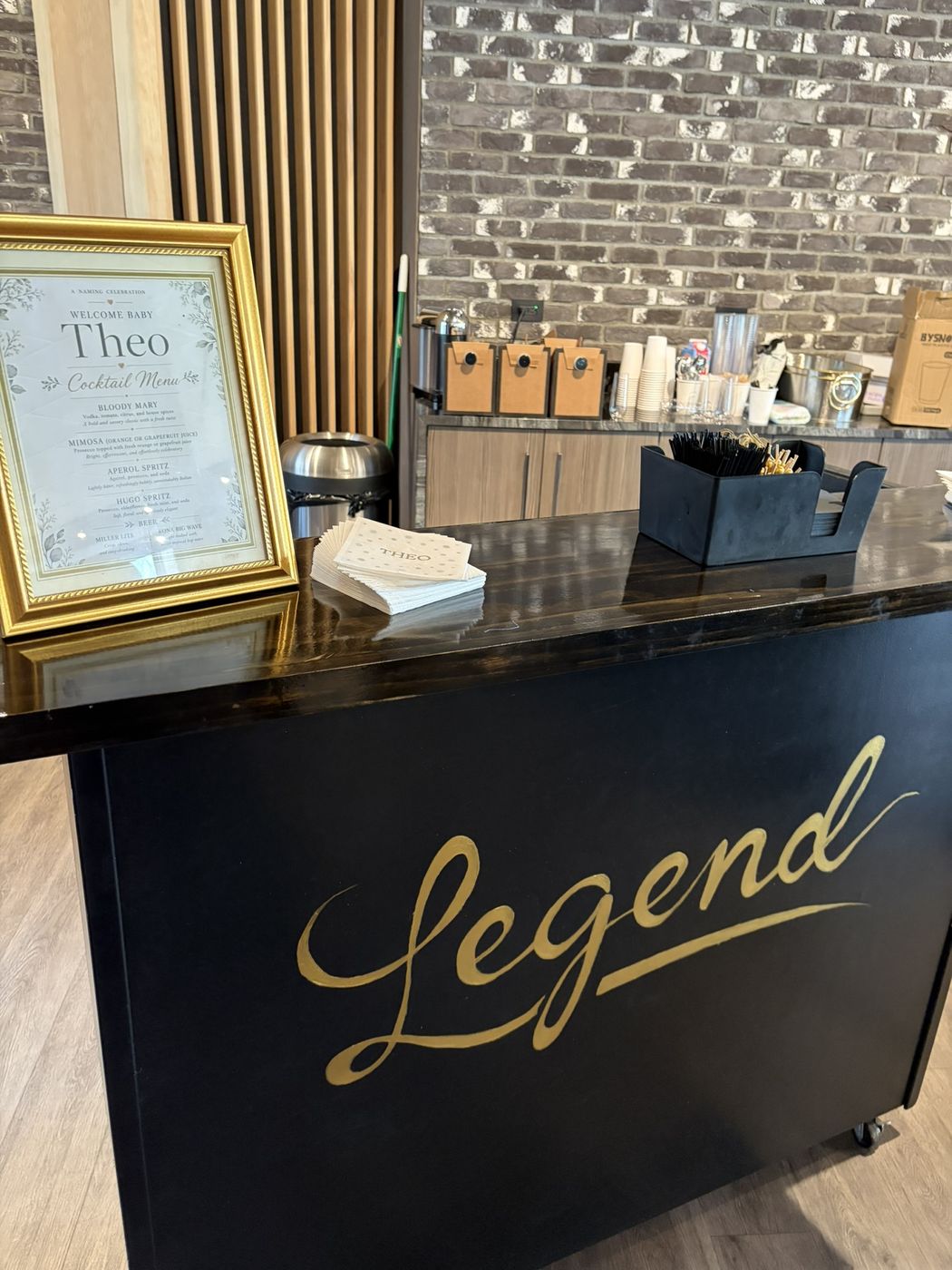 Guests enjoying drinks at a special celebration